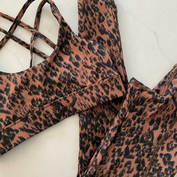 NWT STRUT THIS FLYNN ANKLE LEGGING RUST CHEETAH - Picture 9 of 9